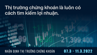 Thị trường chứng khoán tuần 07 - 11/03/2022 - Luôn có cơ hội trong khó khăn.
