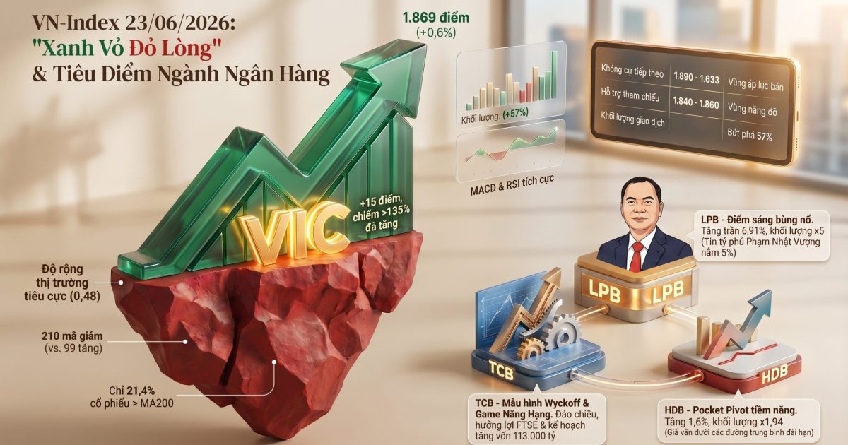 vn index và ngành ngân hàng